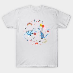 Cute print with dinosaurs T-Shirt